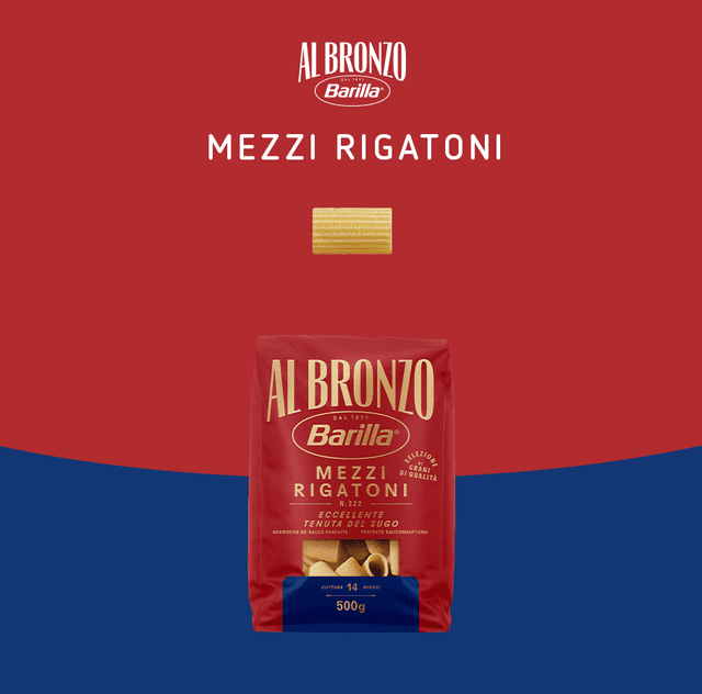Barilla - Al Bronzo - MEZZI RIGATONI AL BRONZO