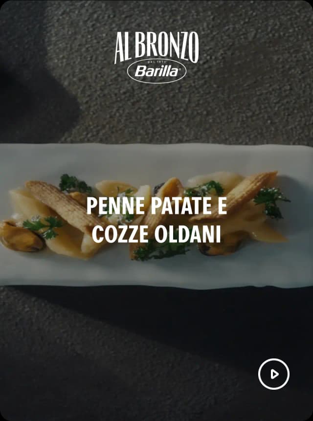 Barilla - Al Bronzo - PENNE PATATE E COZZE OLDANI